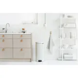 Мусорное ведро с педалью Brabantia NewIcon 30 л белое — фото 3