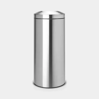 Самогасящееся мусорное ведро Brabantia 30 л, матовая сталь, серебристое