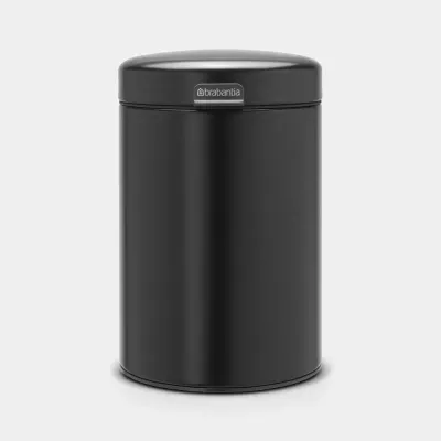 Настенное мусорное ведро Brabantia Newicon 3 л матовое чёрное