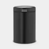 Настенное мусорное ведро Brabantia Newicon 3 л матовое чёрное — фото 1