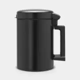 Настенное мусорное ведро Brabantia Newicon 3 л матовое чёрное — фото 4