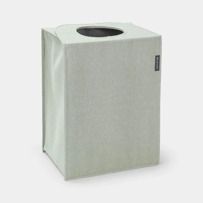Корзина для белья Brabantia 55 л, зелёная, полиэстер и хлопок