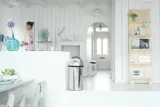 Мусорное ведро Brabantia Push Bin 60 л, глянцевая сталь, серебристое — фото 3