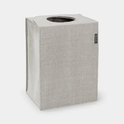 Корзина для белья Brabantia 55 л, серая, полиэстер и хлопок