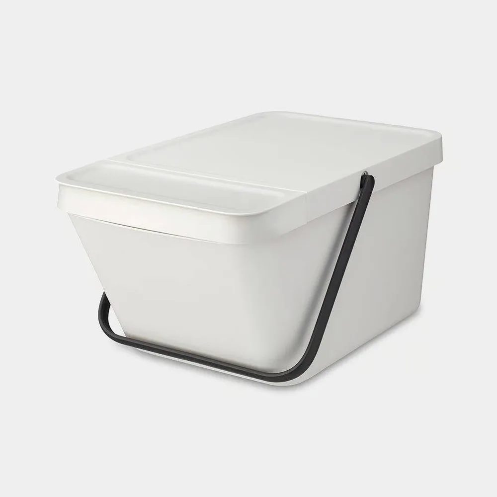 Контейнер для мусора Brabantia Sort & Go 20 л, Light Grey, серый