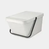 Контейнер для мусора Brabantia Sort & Go 20 л, Light Grey, серый — фото 1