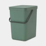Контейнер для мусора Brabantia Sort & Go 25 л, хвойный зелёный (Fir Green) — фото 1