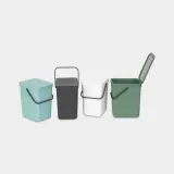 Контейнер для мусора Brabantia Sort & Go 25 л, хвойный зелёный (Fir Green) — фото 5