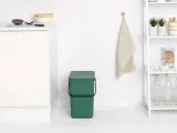 Контейнер для мусора Brabantia Sort & Go 25 л, хвойный зелёный (Fir Green) — фото 6