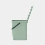 Контейнер для мусора Brabantia Sort & Go 25 л, нефритовый зелёный (Jade Green) — фото 4