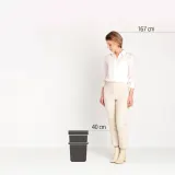 Контейнер для мусора Brabantia Sort & Go 25 л, нефритовый зелёный (Jade Green) — фото 6