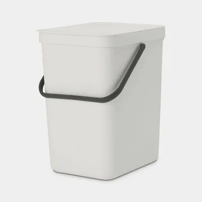 Контейнер для мусора Brabantia Sort & Go 25 л, светло-серый