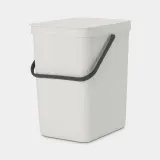 Контейнер для мусора Brabantia Sort & Go 25 л, светло-серый — фото 1