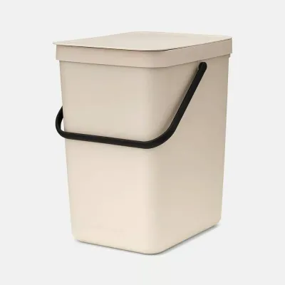 Контейнер для мусора Brabantia Sort & Go 25 л, Soft Beige, бежевый