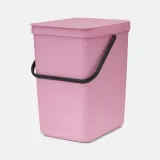 Контейнер для мусора Brabantia Sort & Go 25 л, Lilac Pink, розовый — фото 1