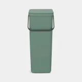 Контейнер для мусора Brabantia Sort & Go 40 л, хвойный зелёный (Fir Green) — фото 1