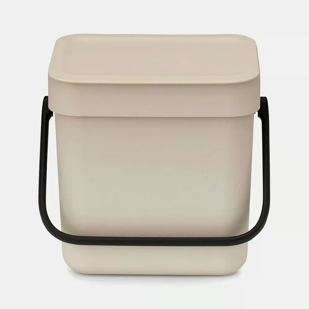 Контейнер для мусора Brabantia Sort & Go 3 л, Soft Beige, бежевый
