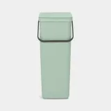 Контейнер для мусора Brabantia Sort & Go 40 л, нефритовый зелёный (Jade Green) — фото 1