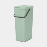 Контейнер для мусора Brabantia Sort & Go 40 л, нефритовый зелёный (Jade Green) — фото 2