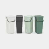 Контейнер для мусора Brabantia Sort & Go 40 л, нефритовый зелёный (Jade Green) — фото 5