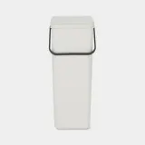 Контейнер для мусора Brabantia Sort & Go 40 л, светло-серый — фото 1