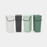 Контейнер для мусора Brabantia Sort & Go 40 л, светло-серый — фото 3