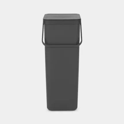 Контейнер для мусора Brabantia Sort & Go 40 л, серый