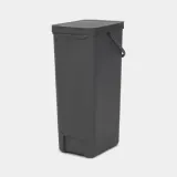 Контейнер для мусора Brabantia Sort & Go 40 л, серый — фото 2