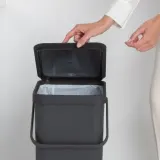 Контейнер для мусора Brabantia Sort & Go 40 л, серый — фото 4