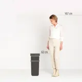 Контейнер для мусора Brabantia Sort & Go 40 л, серый — фото 5