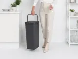 Контейнер для мусора Brabantia Sort & Go 40 л, серый — фото 6