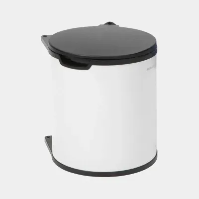 Встраиваемое в шкаф мусорное ведро Brabantia De Luxe 15 л, белое