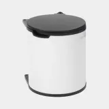 Встраиваемое в шкаф мусорное ведро Brabantia De Luxe 15 л, белое — фото 1