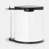 Встраиваемое в шкаф мусорное ведро Brabantia De Luxe 15 л, белое — фото 2