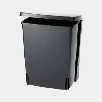 Встраиваемое в шкаф мусорное ведро Brabantia прямоугольное 10 л, чёрное