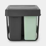 Шкафная система сортировки мусора Brabantia Sort & Go 2 x 10 л + 20 л — фото 2