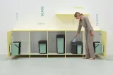 Шкафная система сортировки мусора Brabantia Sort & Go 2 x 10 л + 20 л — фото 6