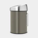 Мусорное ведро Brabantia Touch Bin 3 л платиновый, матовая сталь — фото 2