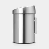 Мусорное ведро Brabantia Touch Bin 3 л матовая сталь — фото 2