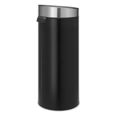 Мусорное ведро Brabantia Touch Bin New 30 л матовое чёрное