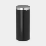 Мусорное ведро Brabantia Touch Bin New 30 л матовое чёрное — фото 5