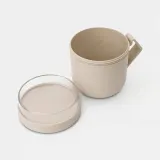 Кружка для супа Brabantia Make & Take 600 мл, пластик, цвет Soft Beige, гарантия 5 лет — фото 3