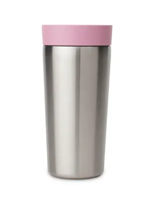 Термокружка Brabantia Make & Take 0,36 л, стальная, высота 17,3 см, сиренево-розовая Lilac Pink