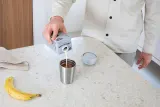 Термокружка Brabantia Make & Take 200 мл, вакуумные стенки, закрывается одной рукой, светло-серая Light Grey — фото 6