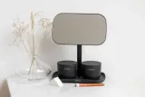 Зеркало с лотком для хранения Brabantia ReNew Mirror, пластик, тёмно-серое — фото 4