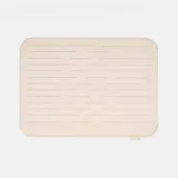 Коврик для сушки посуды Brabantia SinkSide силиконовый, 43,8 x 32,5 см, складывается пополам, бежевый Soft Beige — фото 1