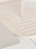 Коврик для сушки посуды Brabantia SinkSide силиконовый, 43,8 x 32,5 см, складывается пополам, бежевый Soft Beige — фото 3
