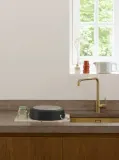 Коврик для сушки посуды Brabantia SinkSide силиконовый, 43,8 x 32,5 см, складывается пополам, бежевый Soft Beige — фото 4
