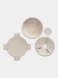 Салатник-ланчбокс Brabantia Make & Take 1,3 л, с контейнером для соуса, Soft Beige — фото 2