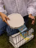 Салатник-ланчбокс Brabantia Make & Take 1,3 л, с контейнером для соуса, Soft Beige — фото 4